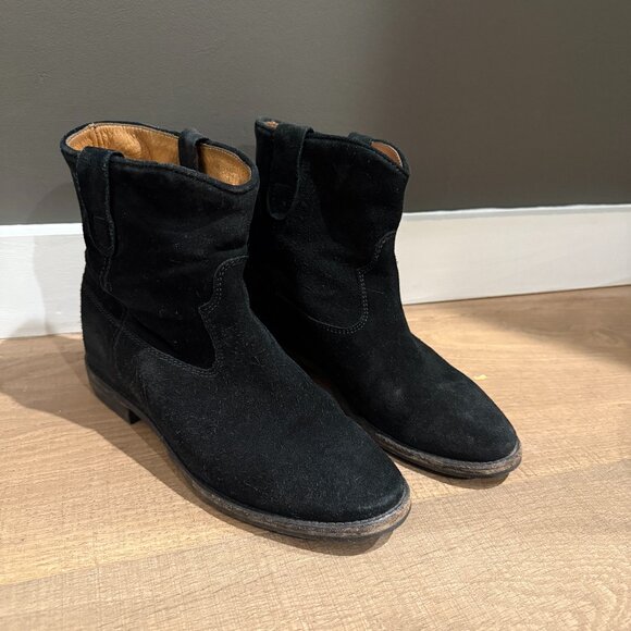 EUC | ISABEL MARANT | Crisi boots | Size 39 / 8-8.5 | Black Suede | $150 - Picture 3 of 8